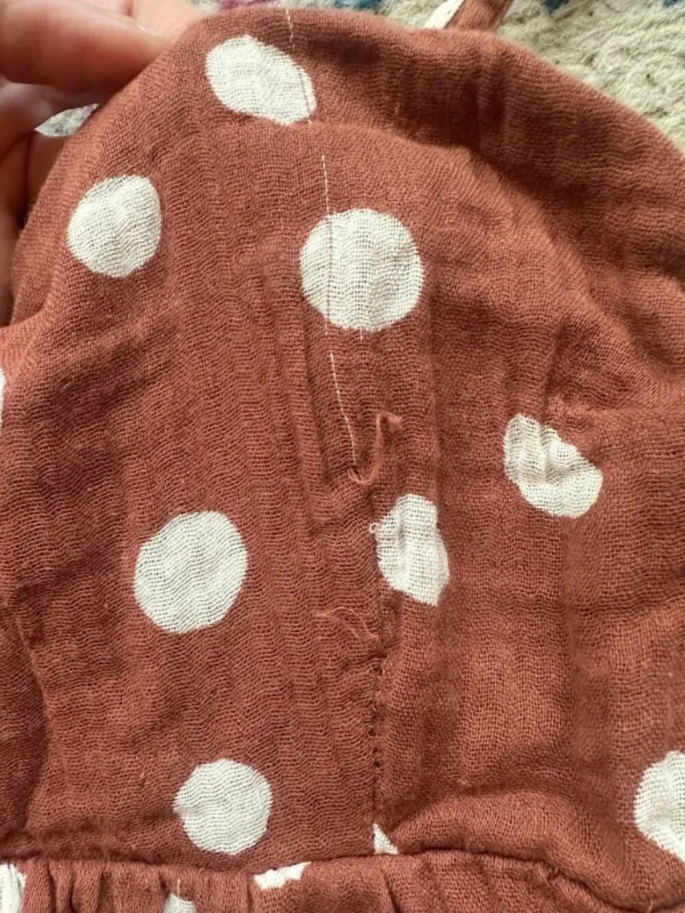 Abercrombie & Fitch 100% Cotton Polka Dot Spaghetti Strap Maxi Dress XSP